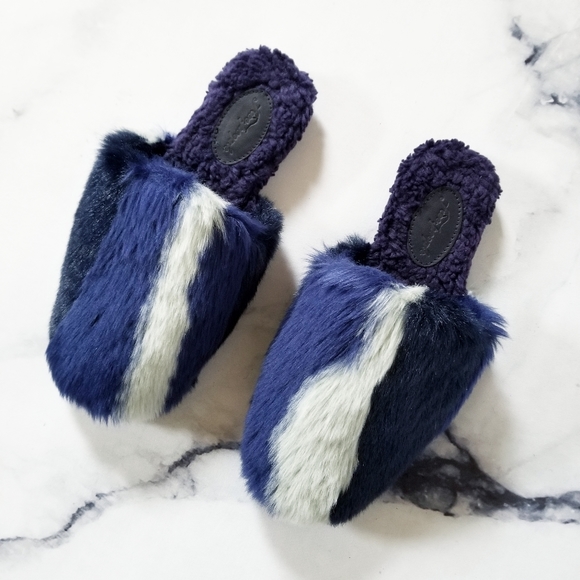 Free People Daylights Slipper in Sapphire Blue - Picture 6 of 15